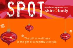 Buy a $100 Spot Spa gift card and receive a free $25 gift card on Saturday, December 17.